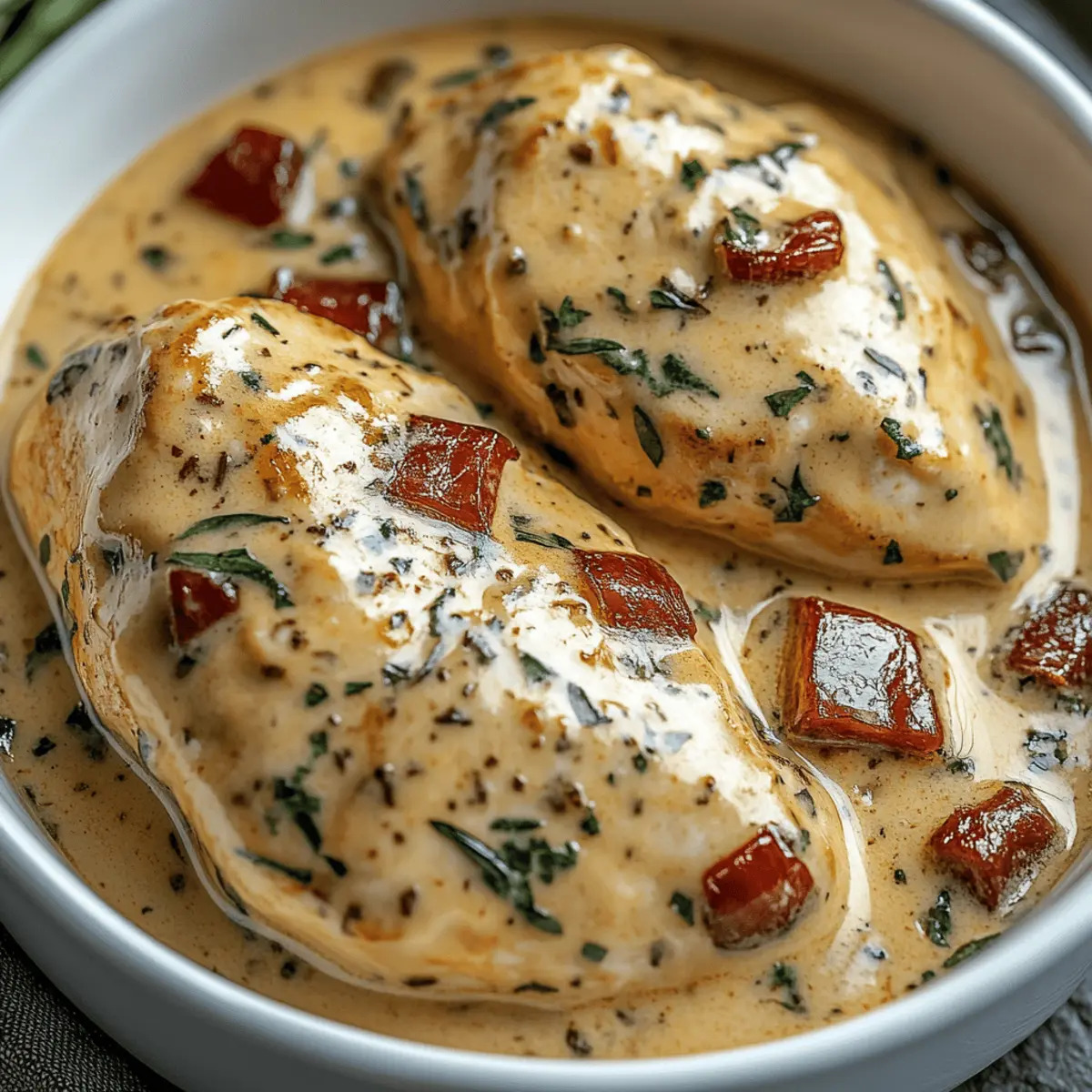 Indulgent Creamy Slow Cooker Tuscan Chicken You'll Love