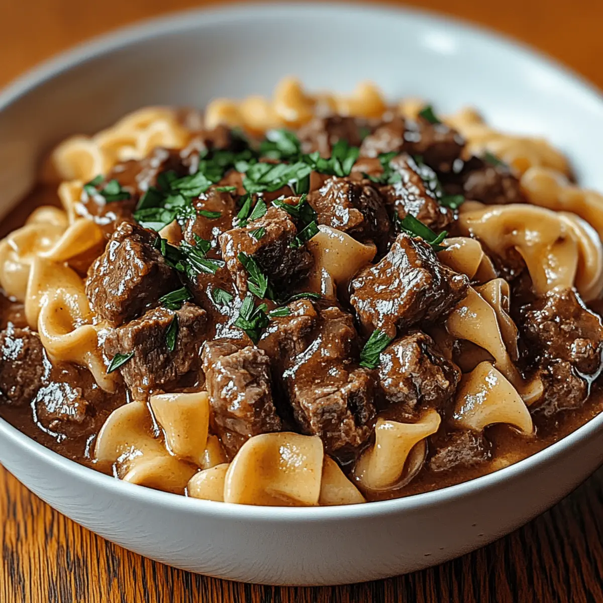 Indulgent Hearty Amish Beef & Noodles for Cozy Nights