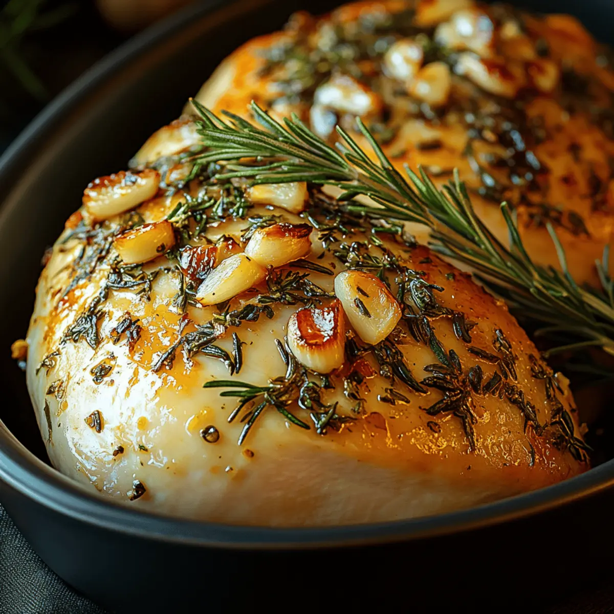 Roasted Turkey Breast with Garlic and Herbs: A Juicy Delight