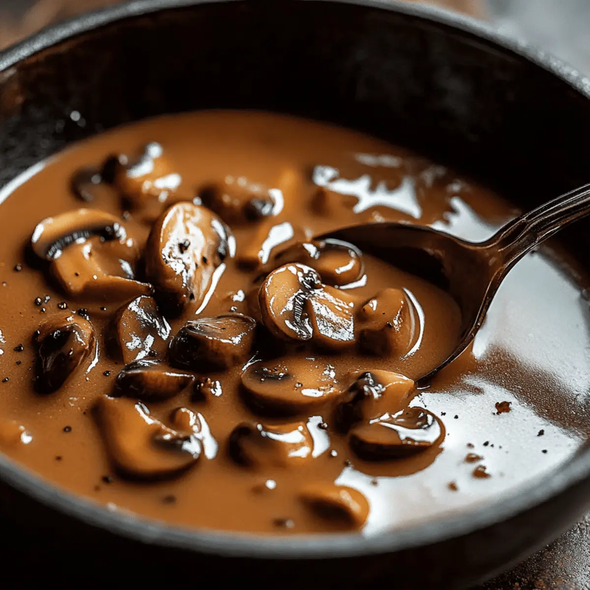Easy Mushroom Gravy: Rich Comfort for Any Meal