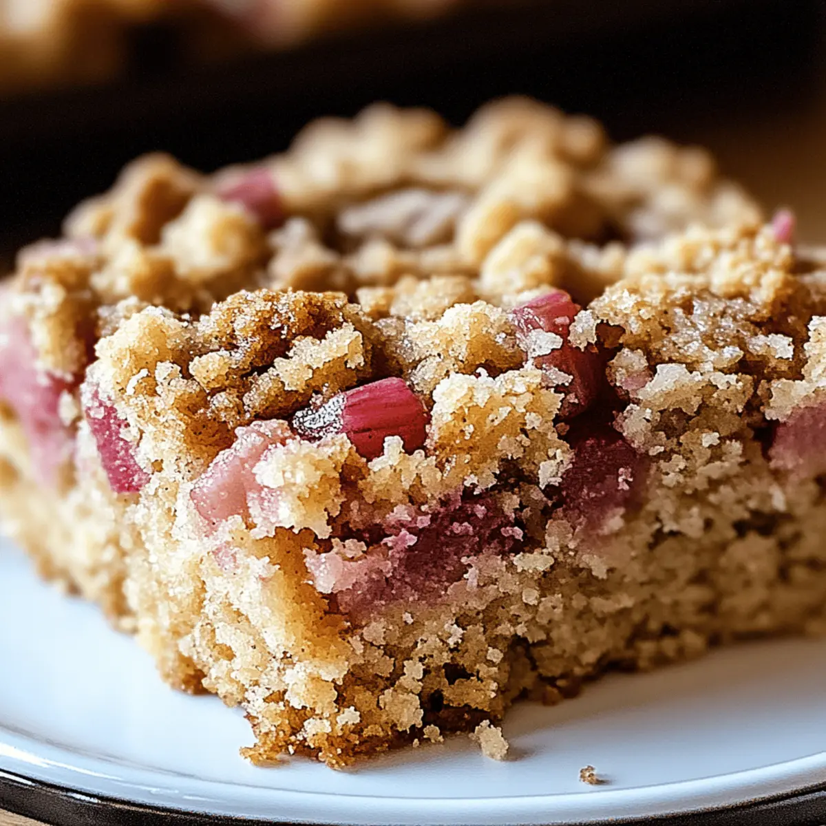 Delicious Rhubarb Streusel Coffee Cake for a Perfect Brunch