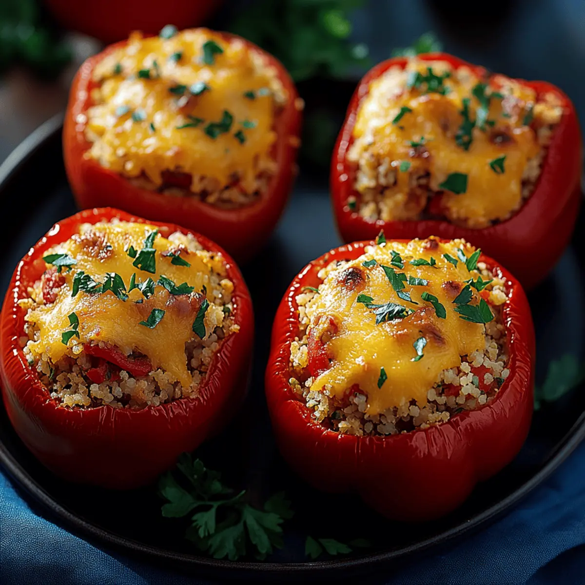 Easy Vegetarian Stuffed Peppers: Colorful Meal Prep Magic