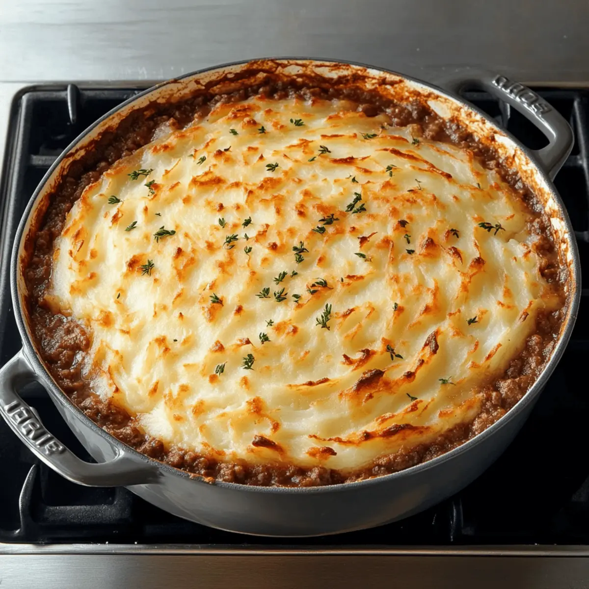 Delicious Beef Shepherd’s Pie with Creamy Mashed Potatoes