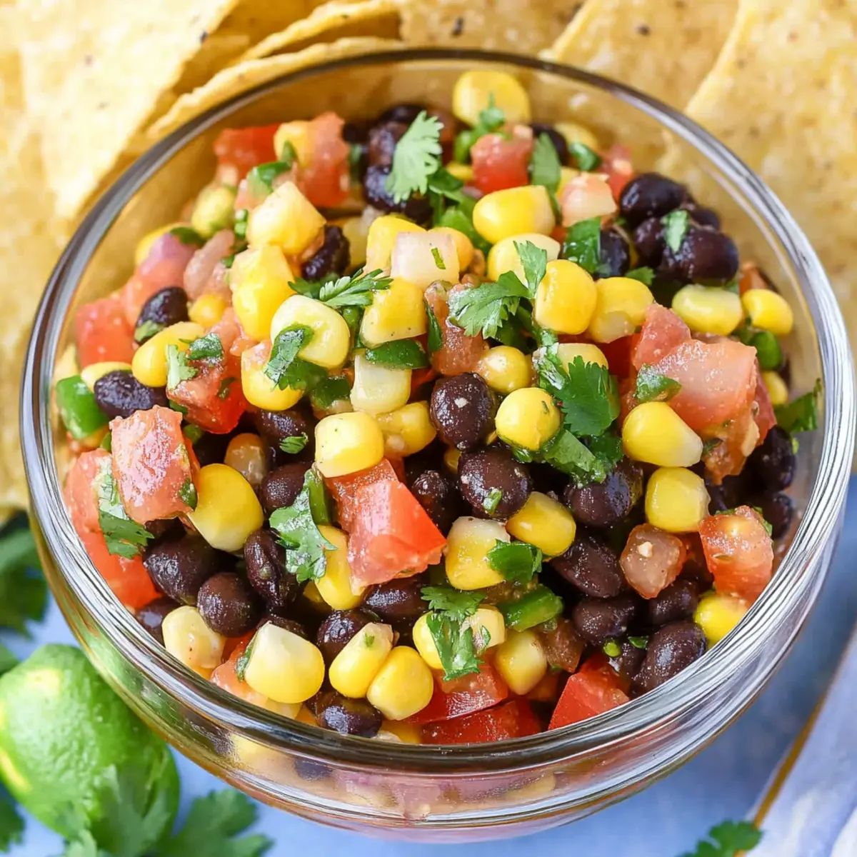 Black Bean and Corn Salsa Dip