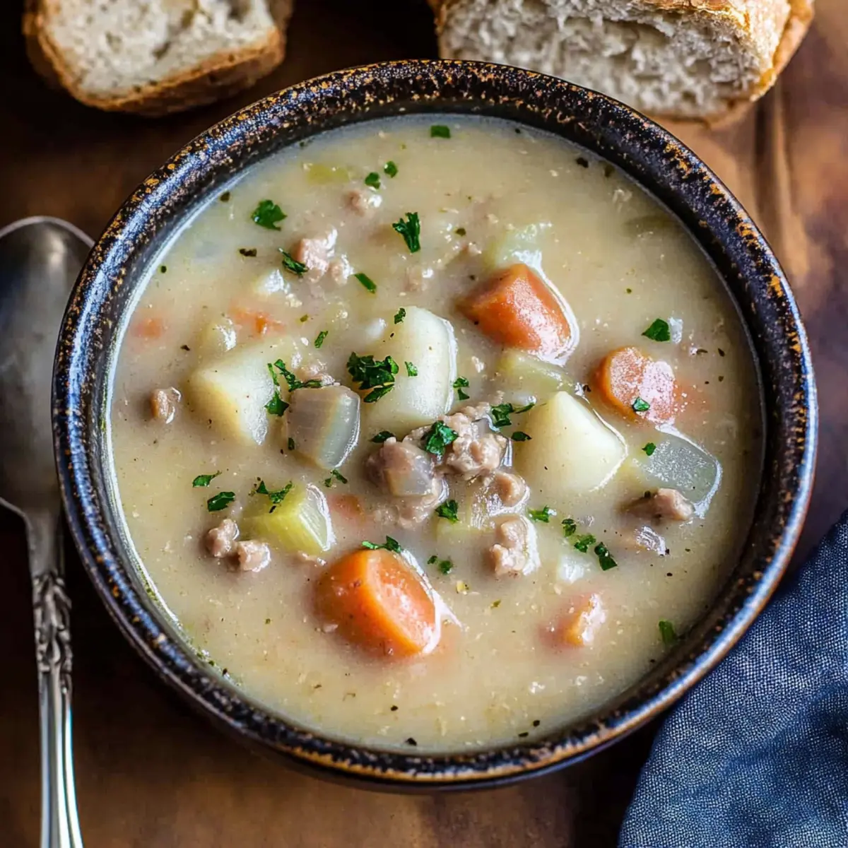 Creamy Bratwurst Soup for Cozy Nights In