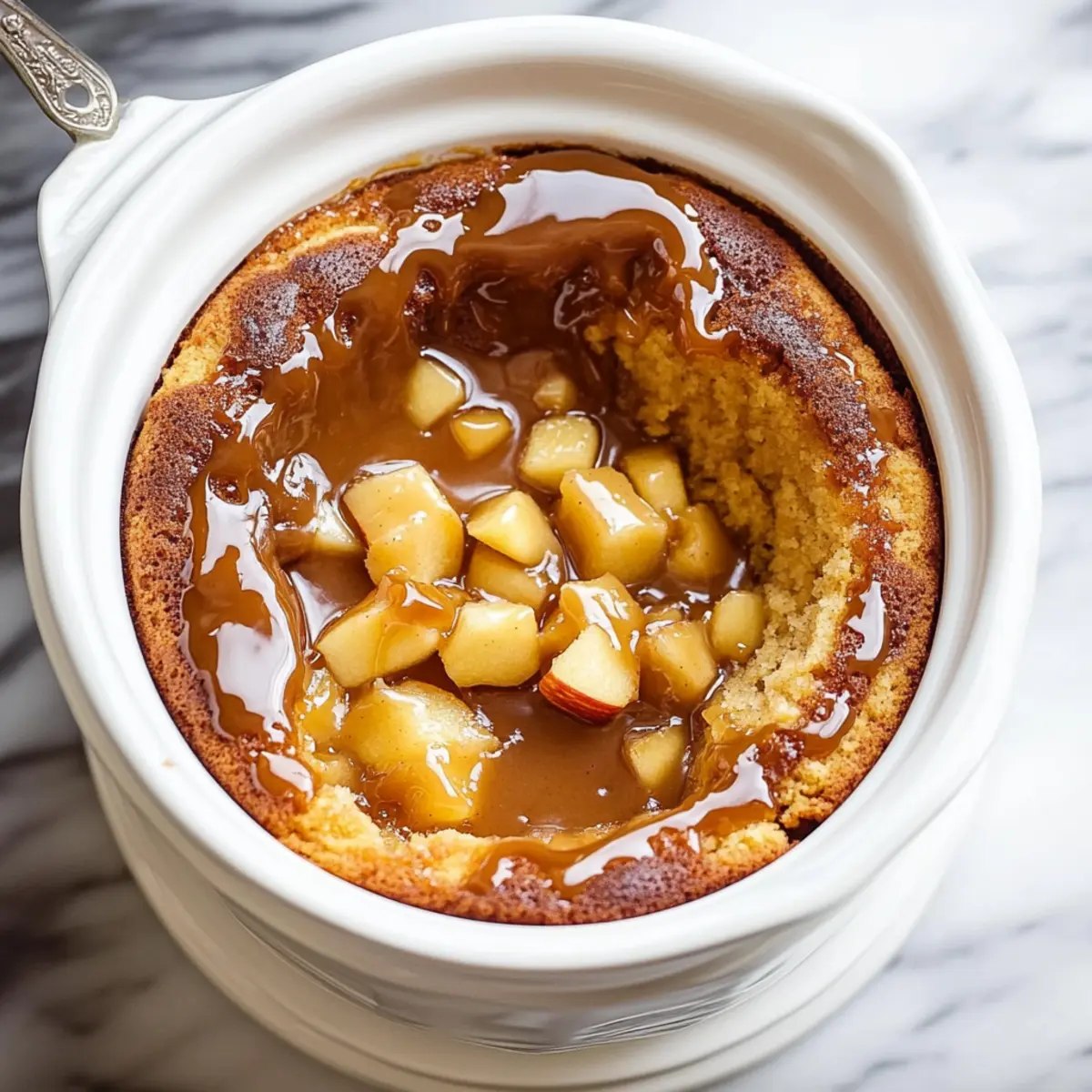 Indulge in Caramel Apple Pudding Cake: A Cozy Delight