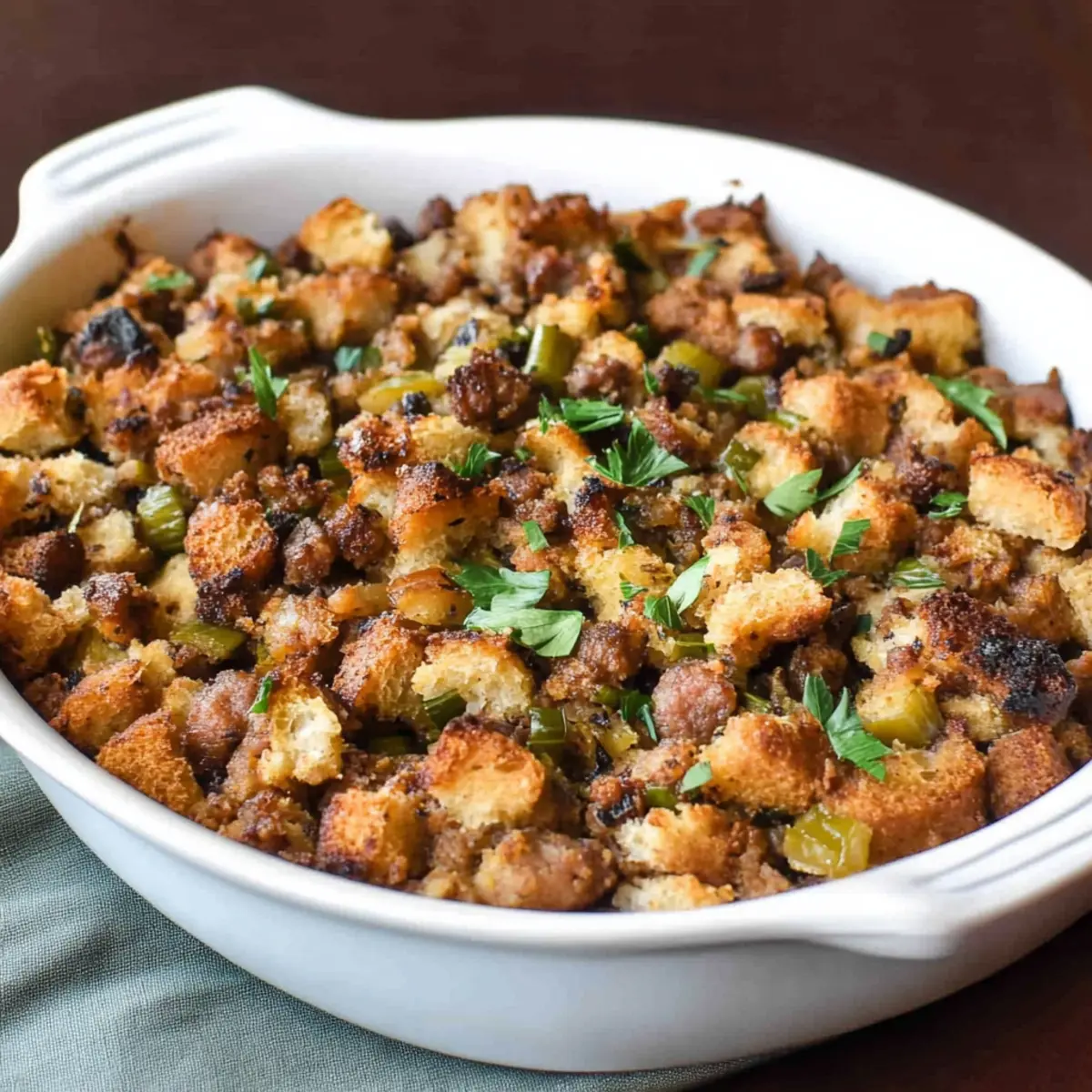 Chestnut Sausage Stuffing