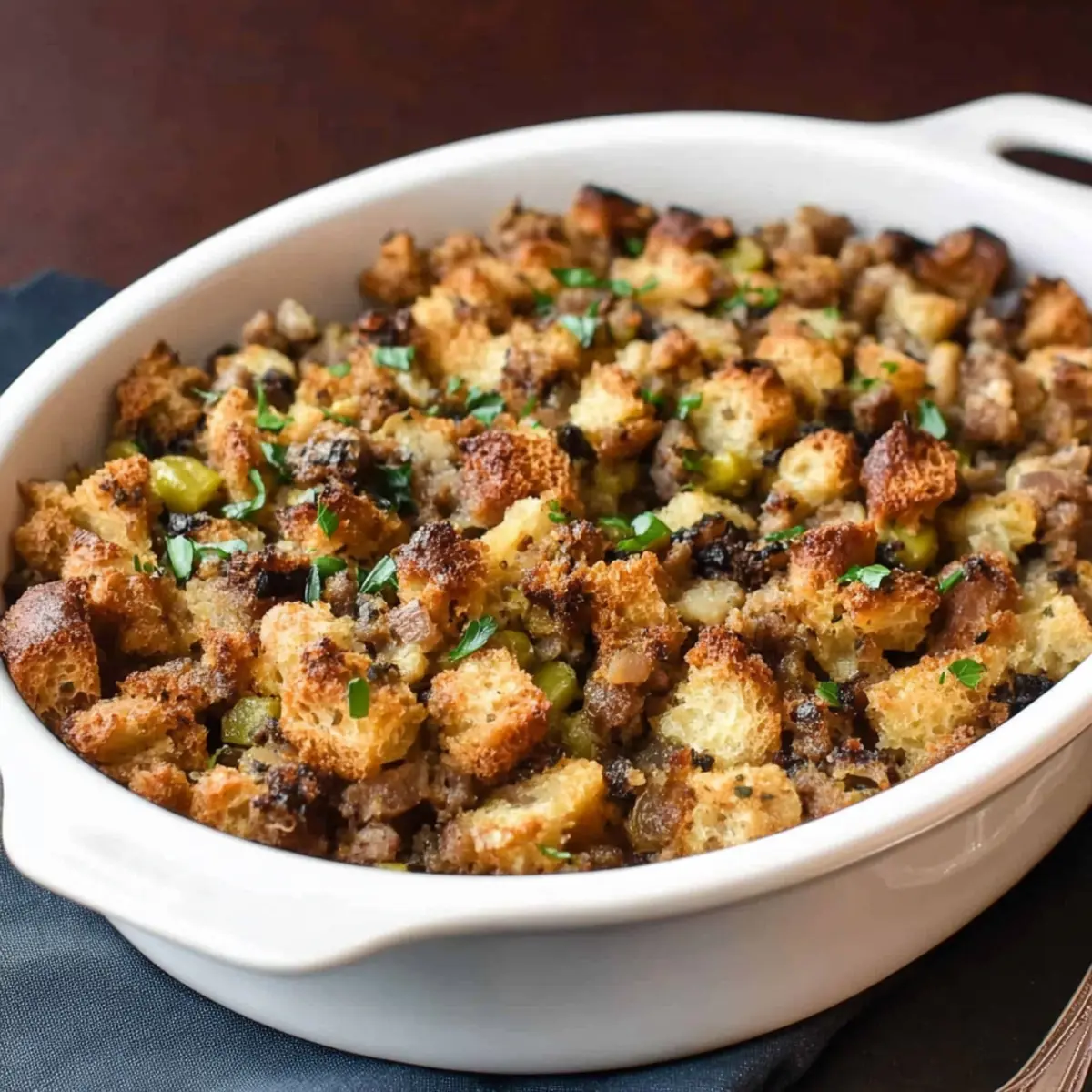 Chestnut Sausage Stuffing