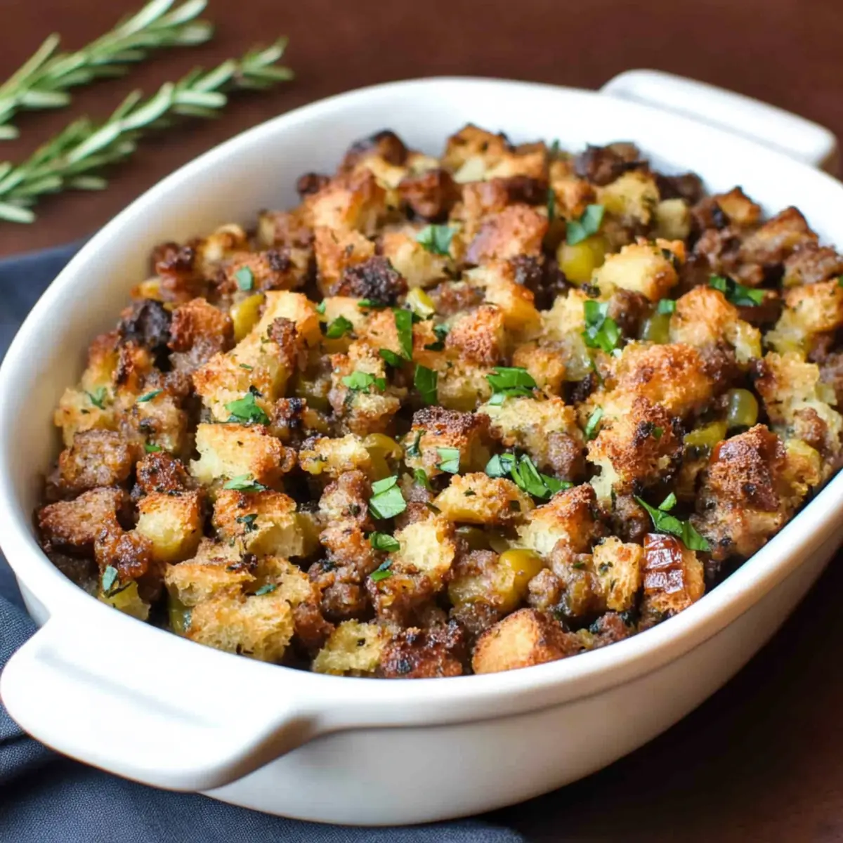 Chestnut Sausage Stuffing