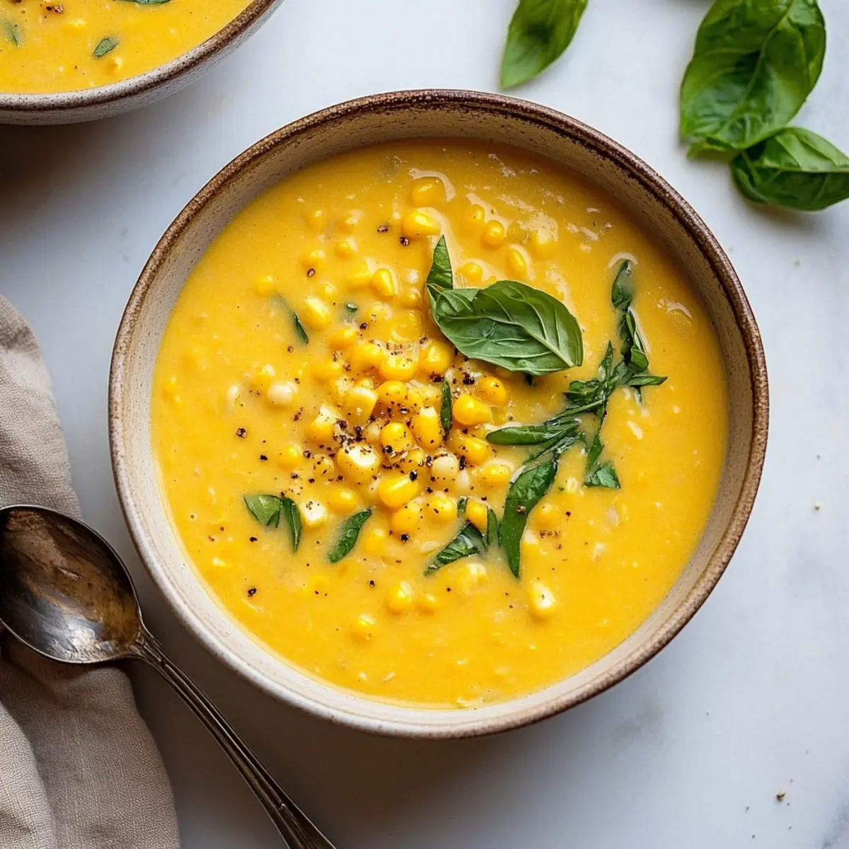 Creamy Vegetarian Corn Chowder