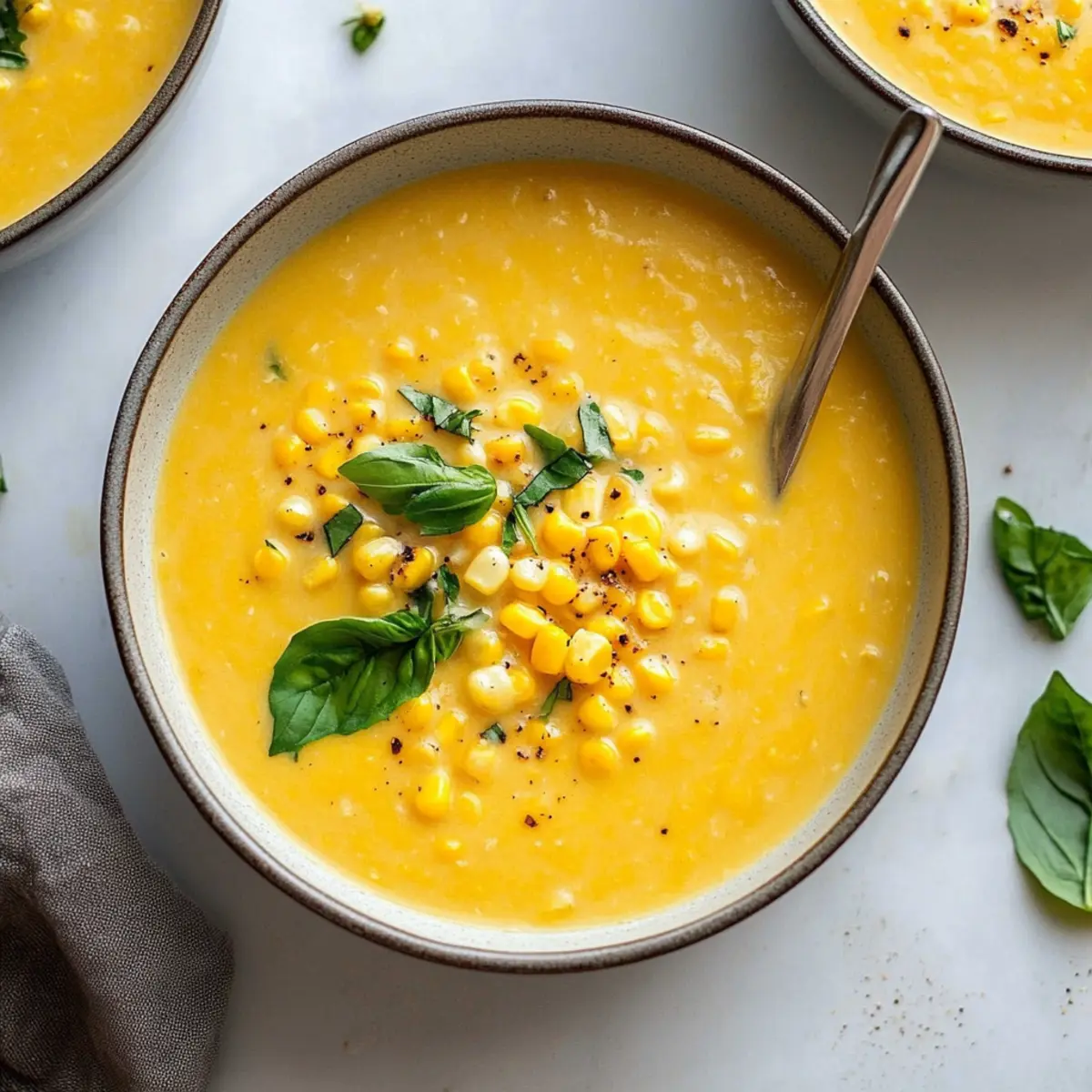 Creamy Vegetarian Corn Chowder