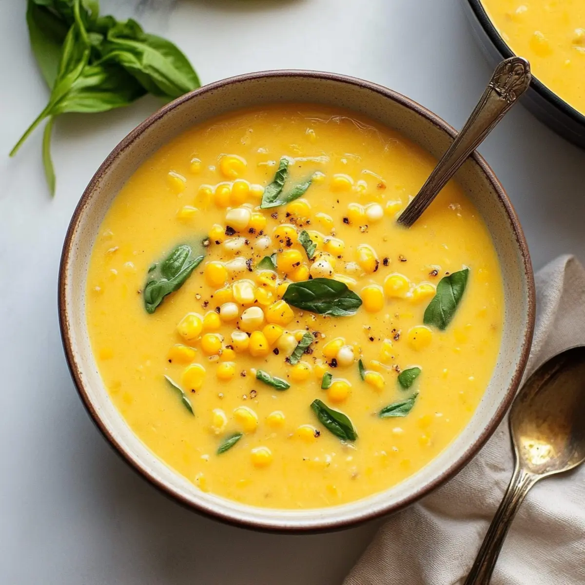 Creamy Vegetarian Corn Chowder