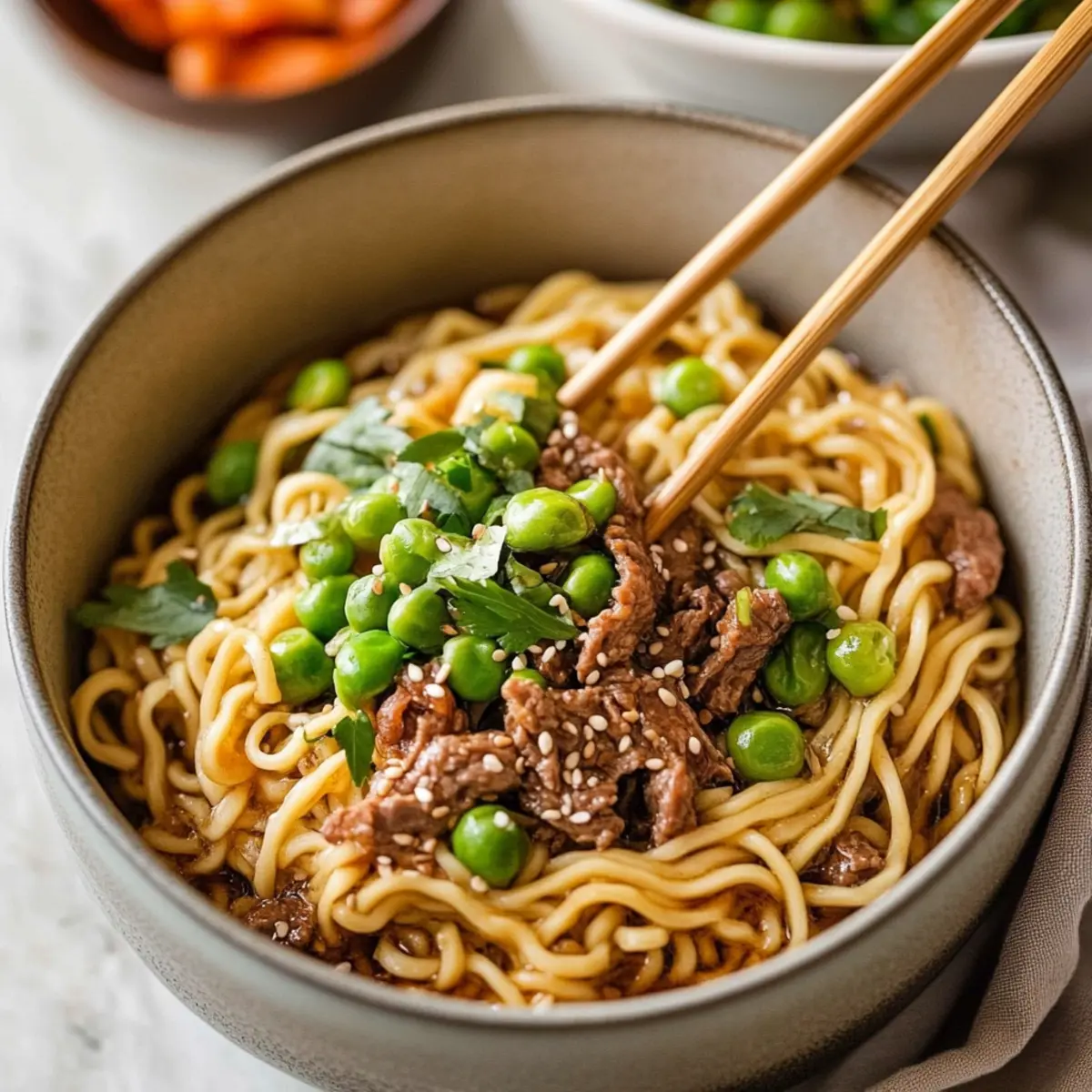 Crockpot Beef Ramen