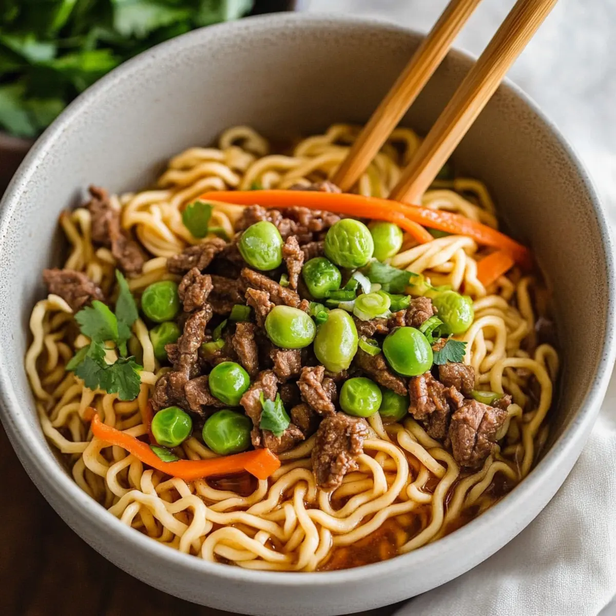 Crockpot Beef Ramen