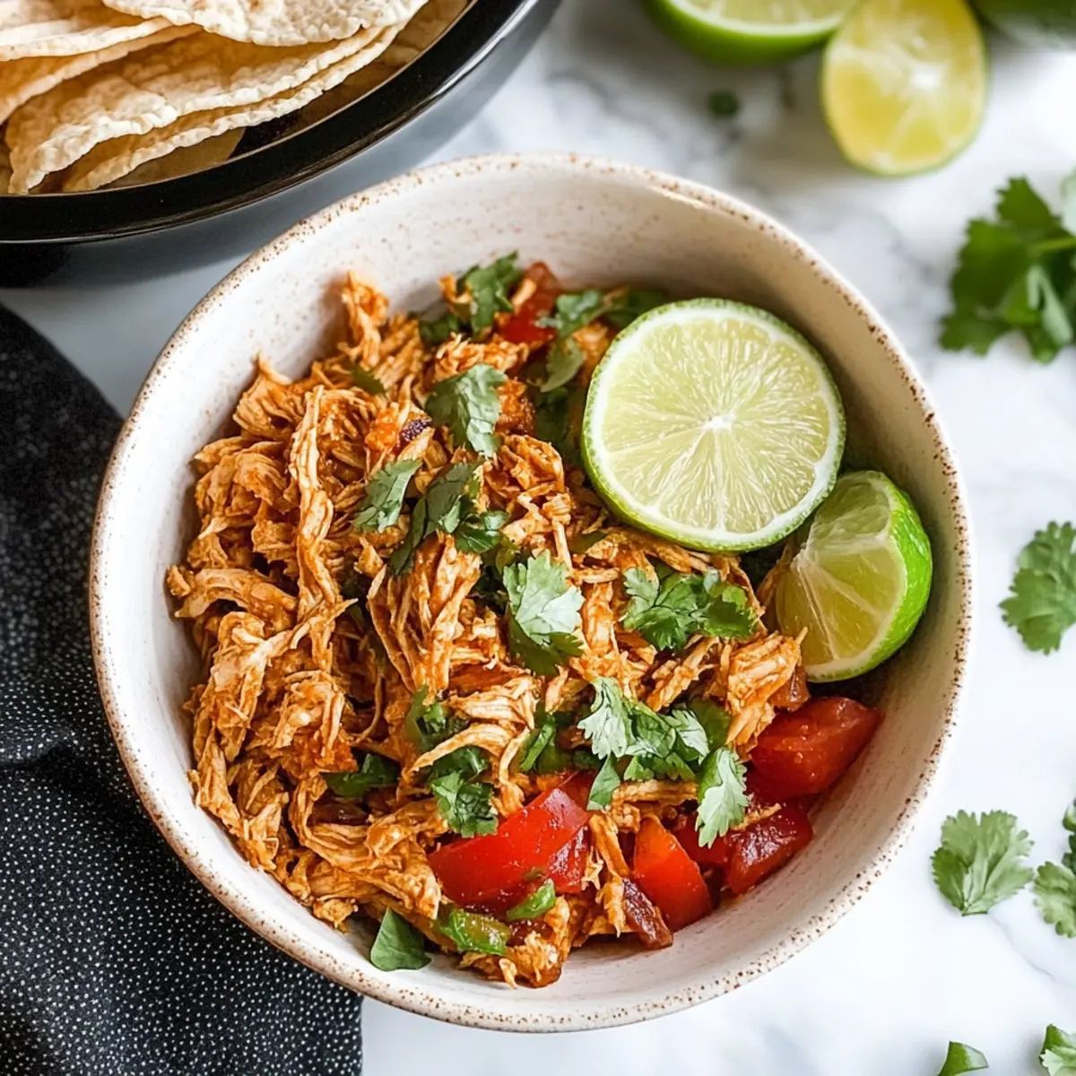 Crockpot Mexican Shredded Chicken