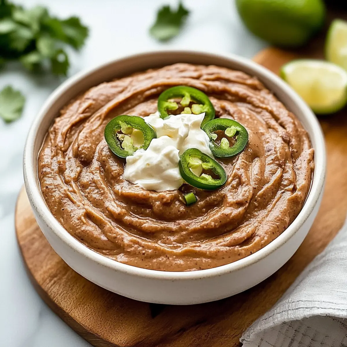 Creamy Crockpot Refried Beans for Effortless Flavor Joy