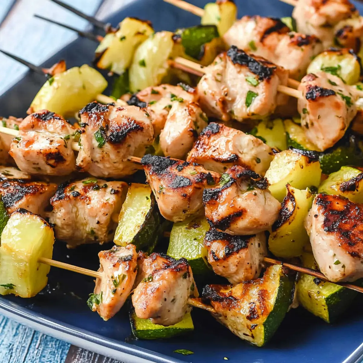 Grilled Chicken Skewers
