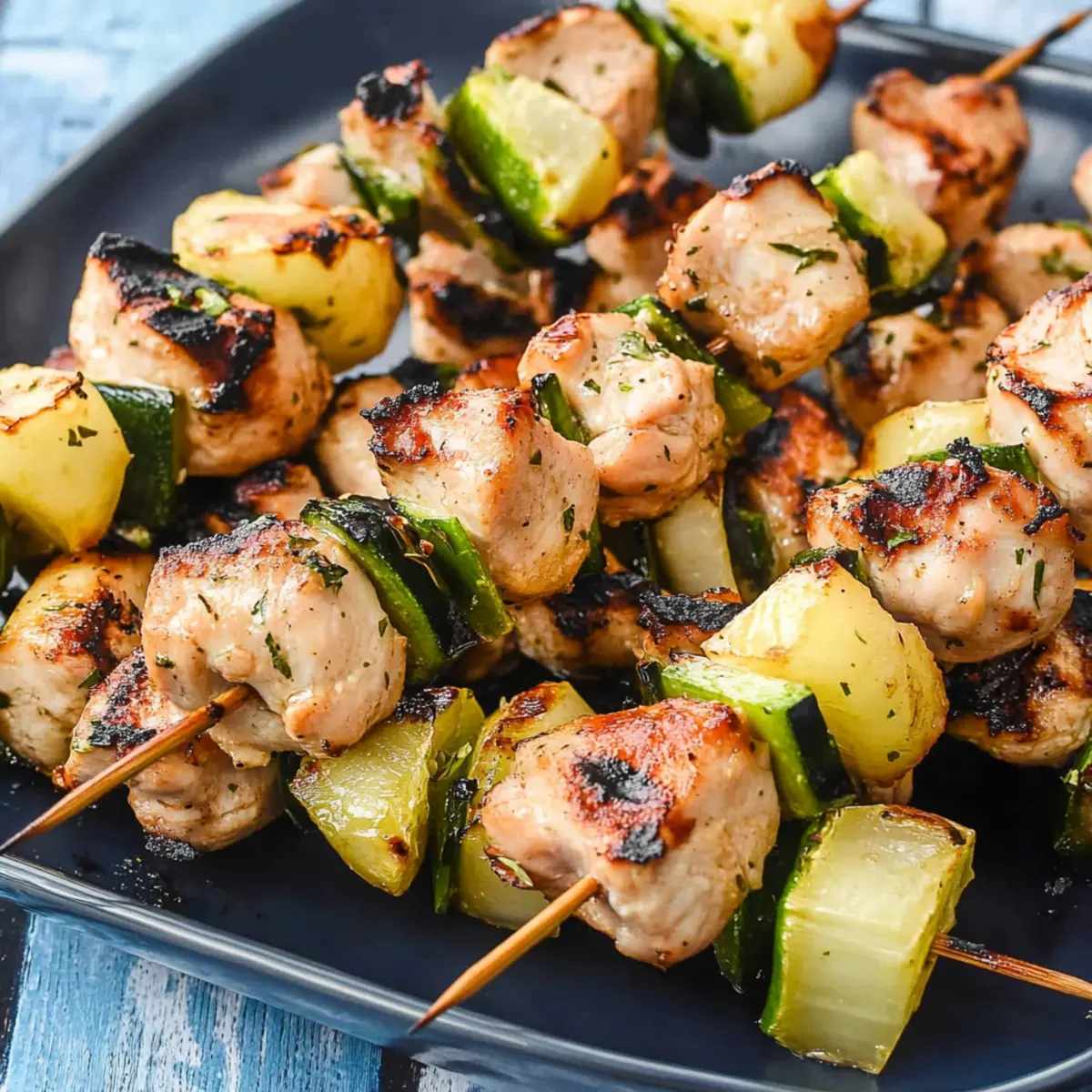 Grilled Chicken Skewers