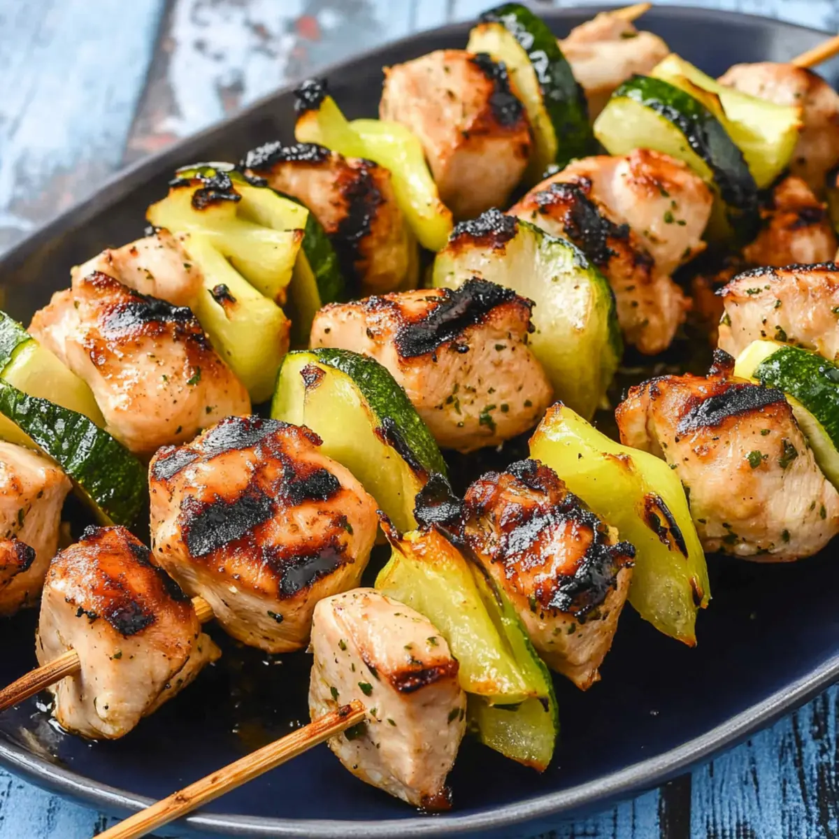 Grilled Chicken Skewers
