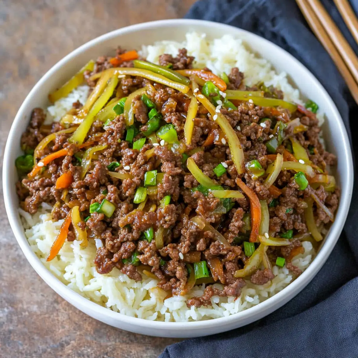 Ground Beef Stir Fry