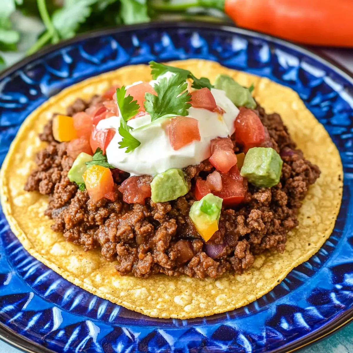 Ground Beef Tostadas