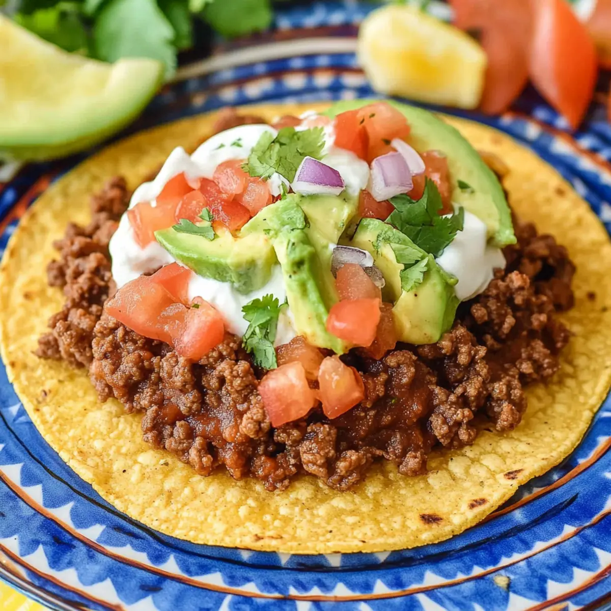 Ground Beef Tostadas