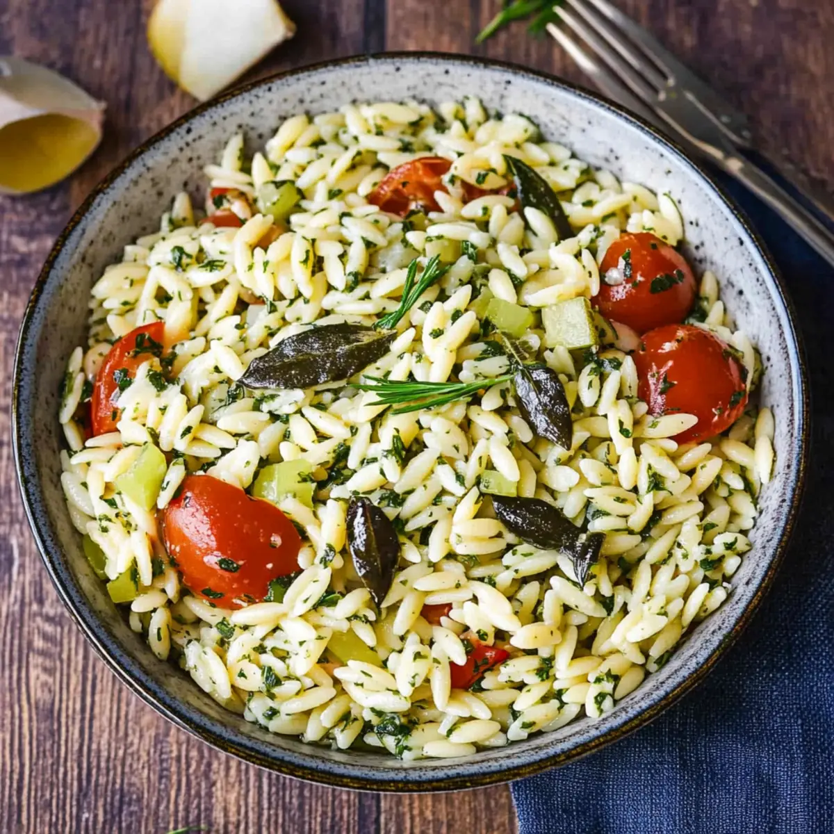 Herb Orzo Salad