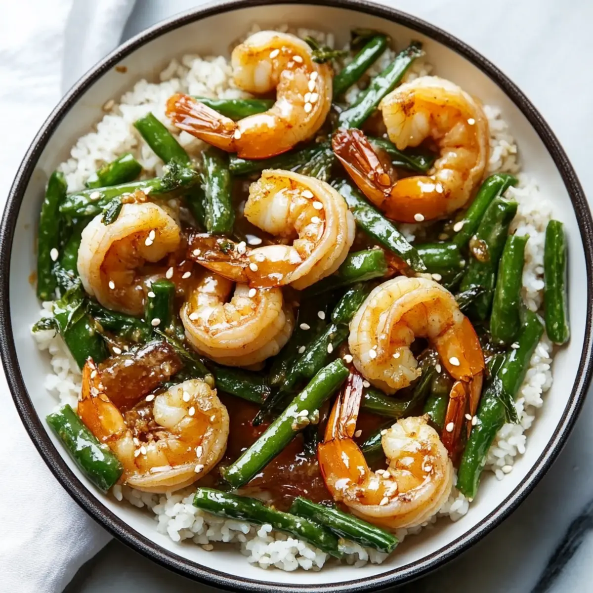 Honey Garlic Shrimp Sheet Pan