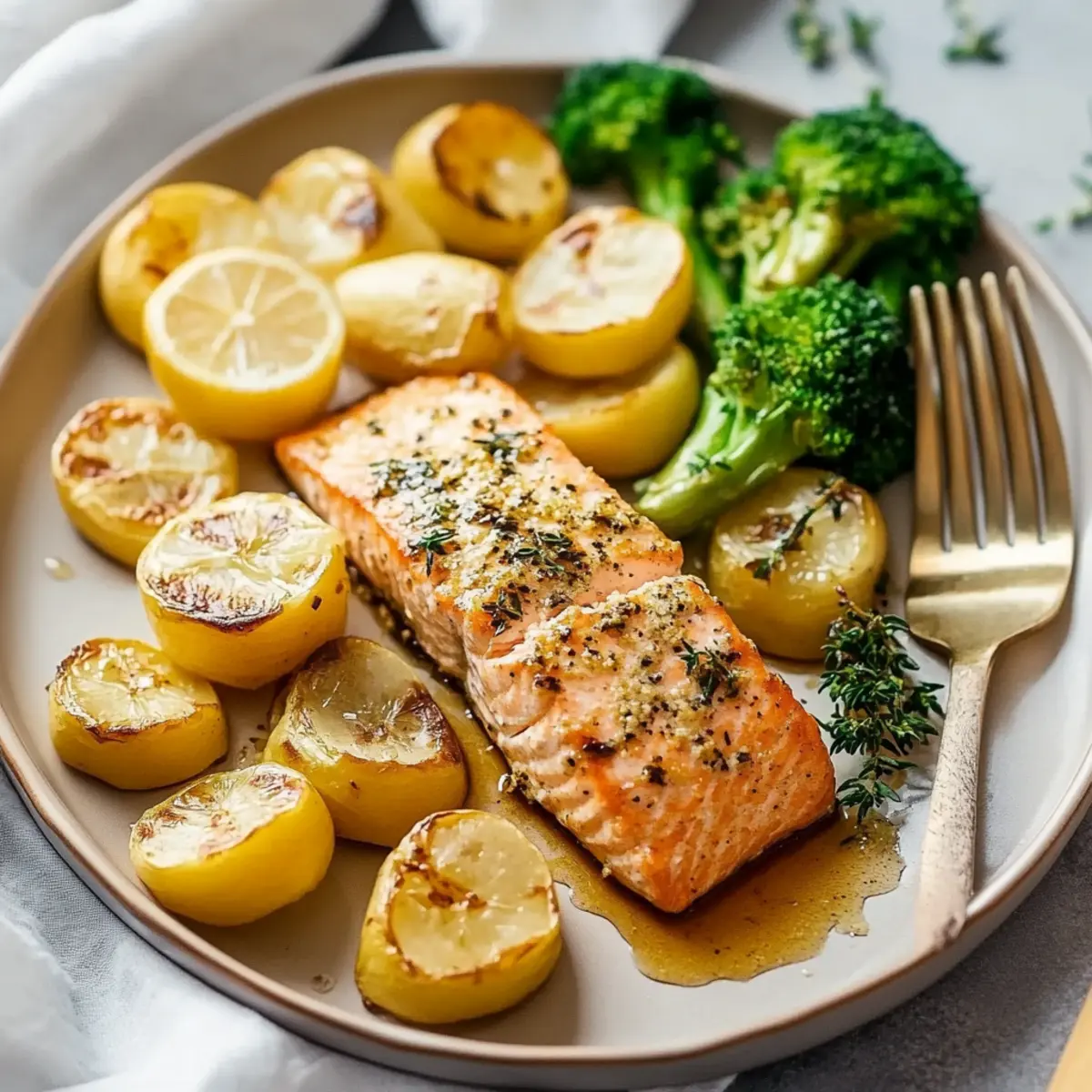 Honey Mustard Sheet Pan Salmon