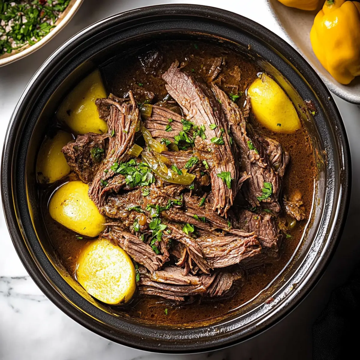 Mississippi Pot Roast Slow Cooker No Packets