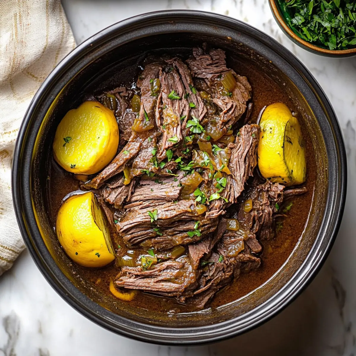 Irresistibly Juicy Mississippi Pot Roast Slow Cooker No Packets