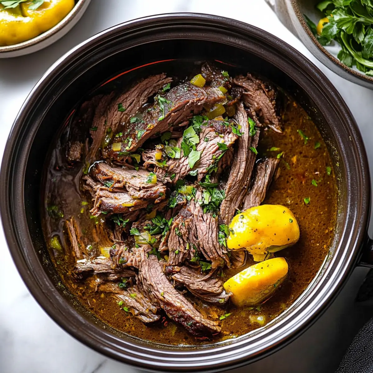 Mississippi Pot Roast Slow Cooker No Packets