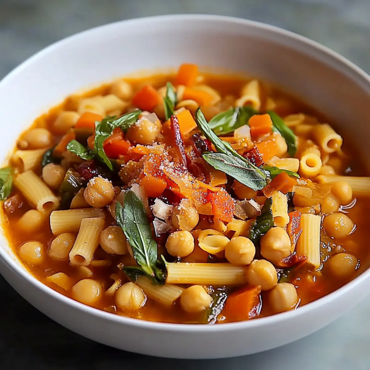 Pasta e Ceci: Italian Chickpea and Pasta Stew