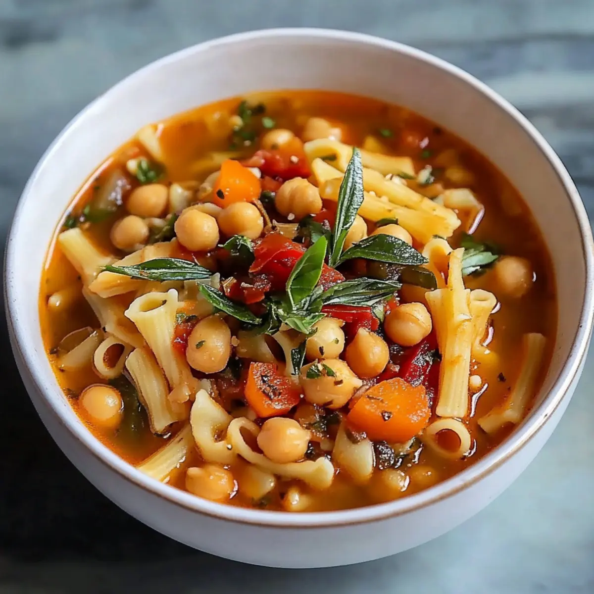 Comforting Pasta e Ceci: Italian Chickpea and Pasta Stew
