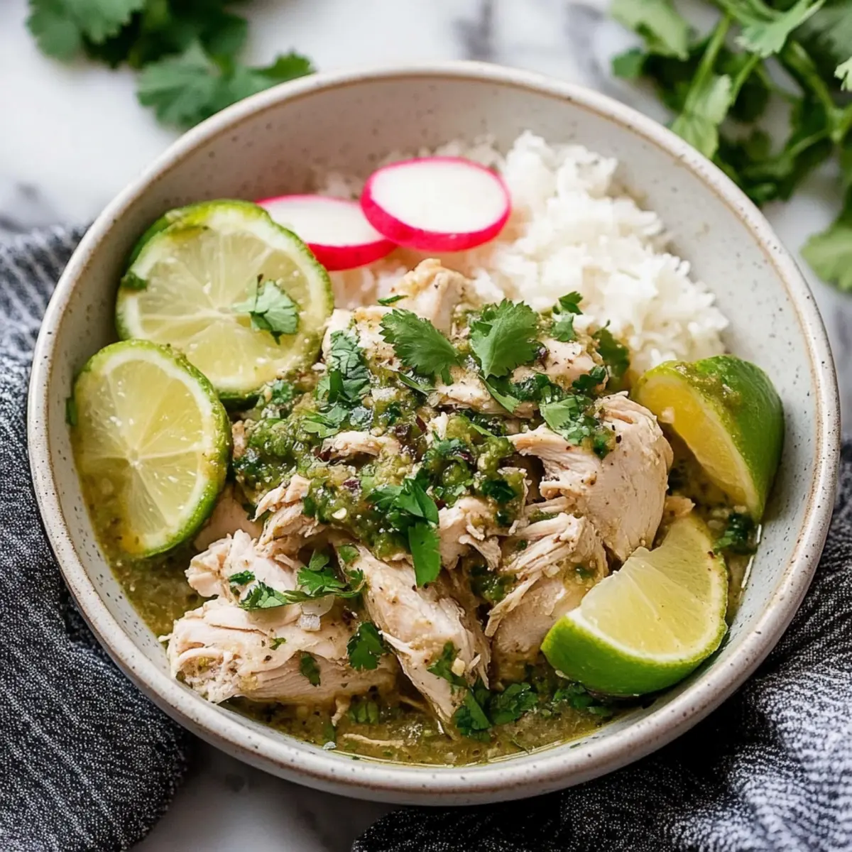 Salsa Verde Chicken (Crockpot or Instant Pot)