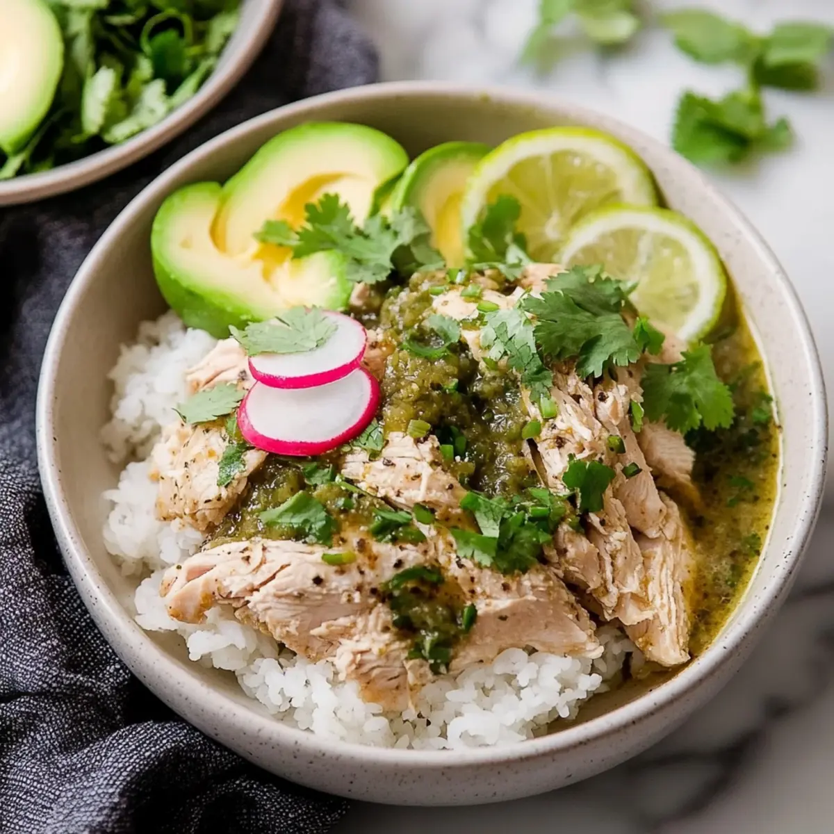 Juicy Salsa Verde Chicken in Your Crockpot or Instant Pot