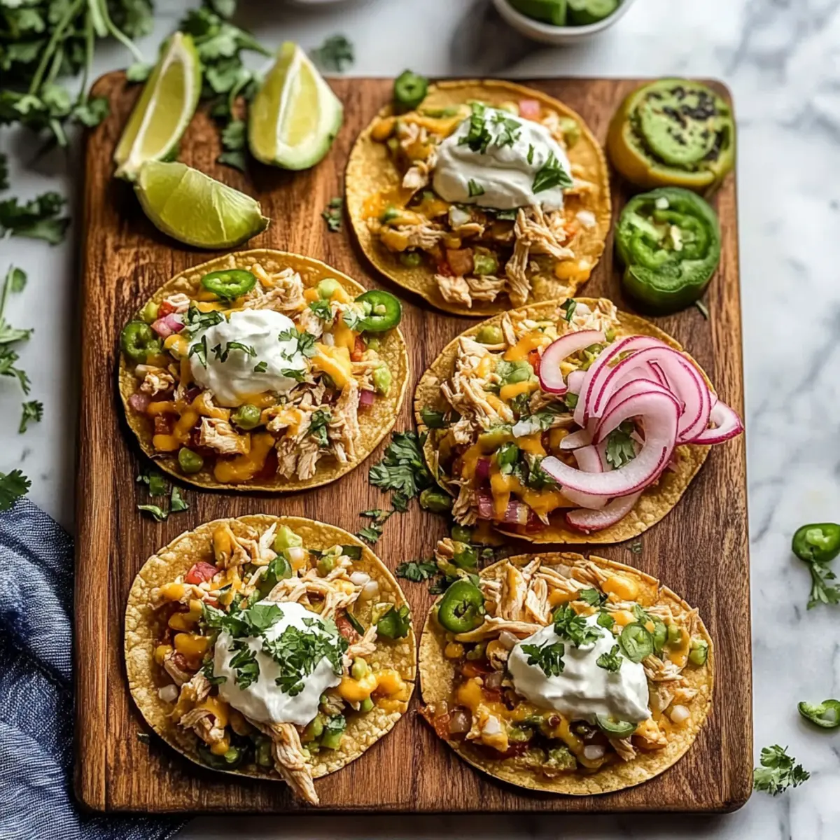 Sheet Pan Chicken Tostadas