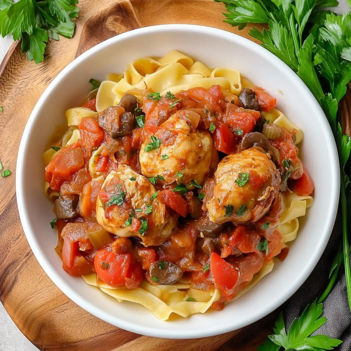 Slow Cooker Chicken Cacciatore