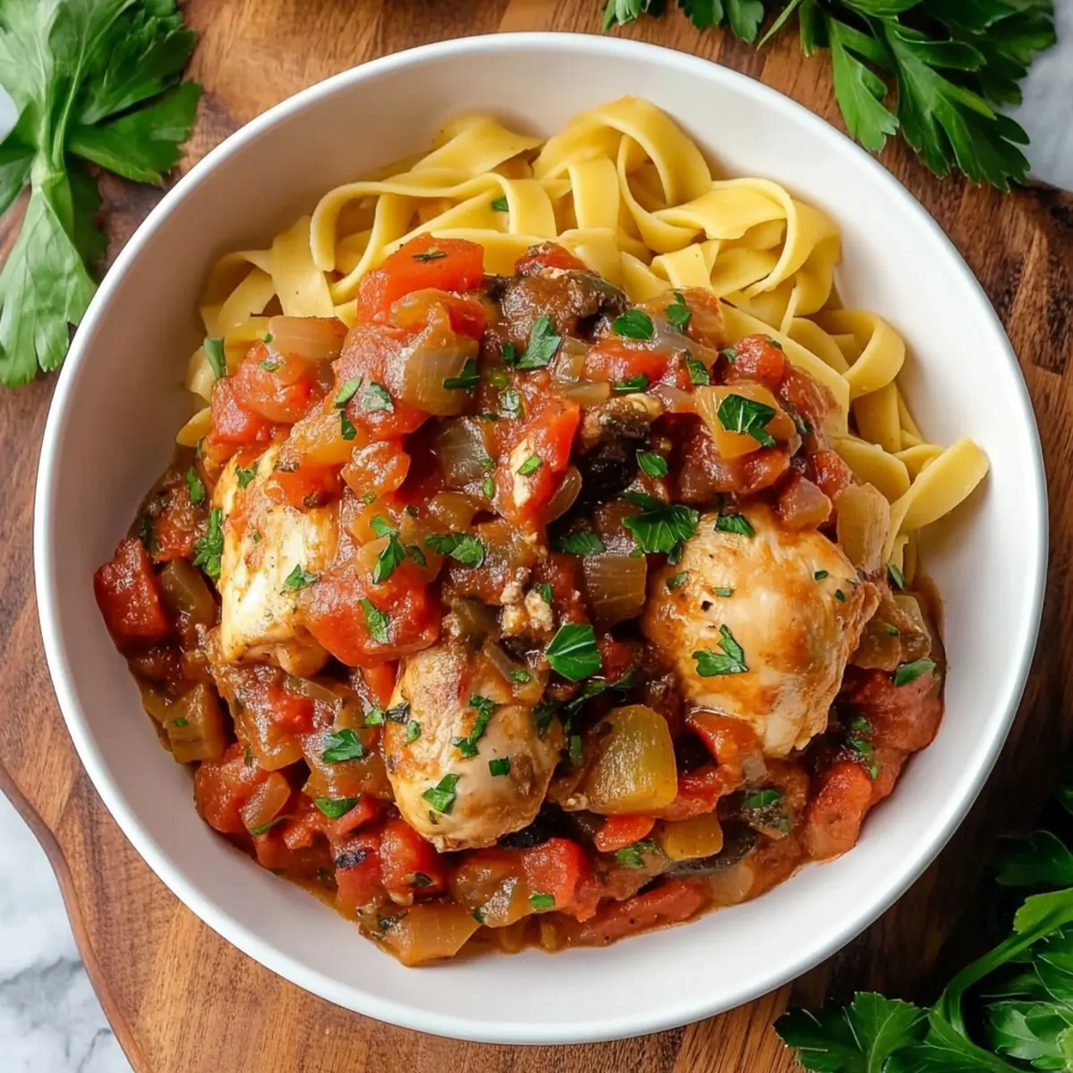 Slow Cooker Chicken Cacciatore