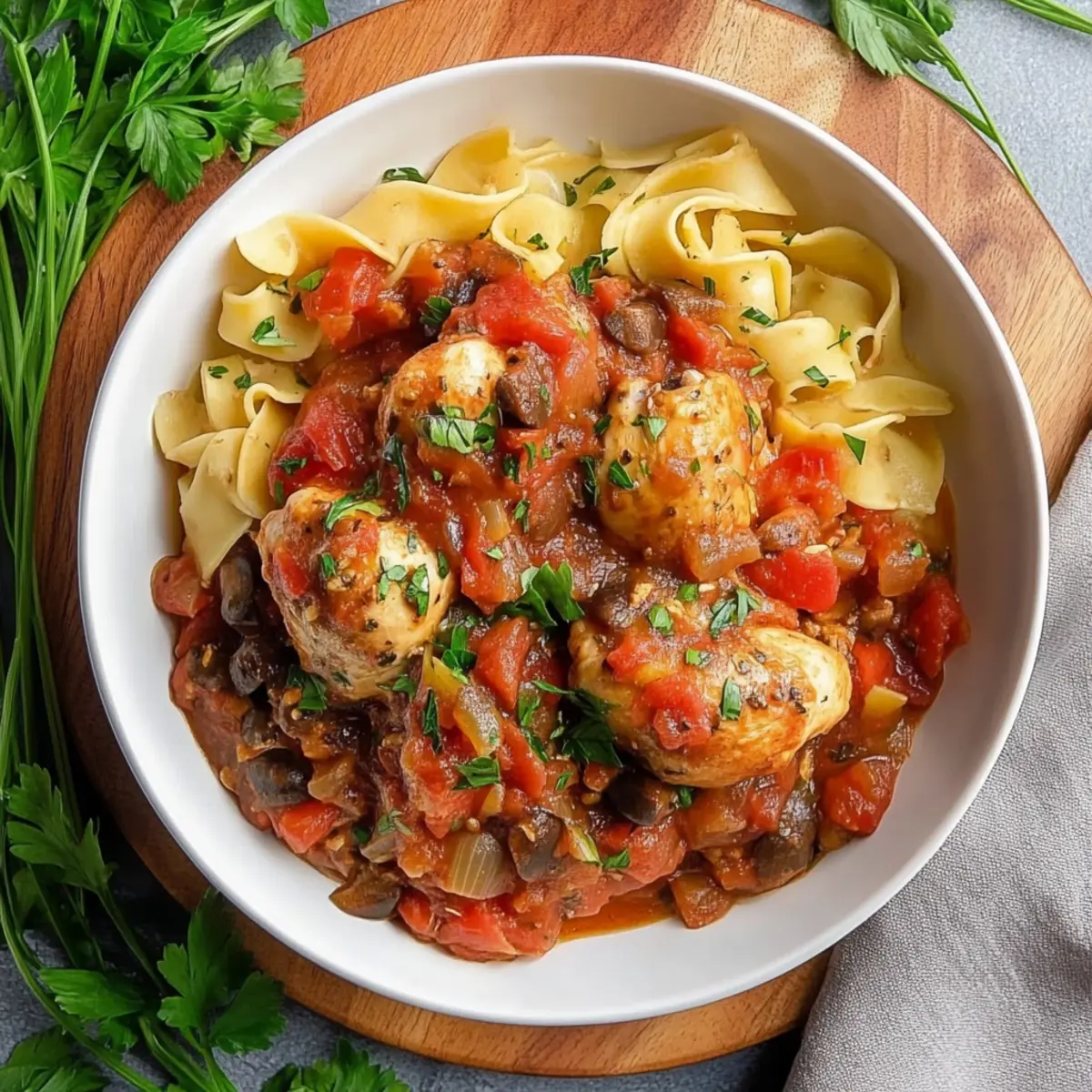 Slow Cooker Chicken Cacciatore