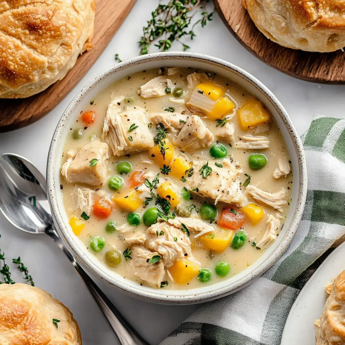 Cozy Comfort: Slow Cooker Chicken Pot Pie Soup Recipe