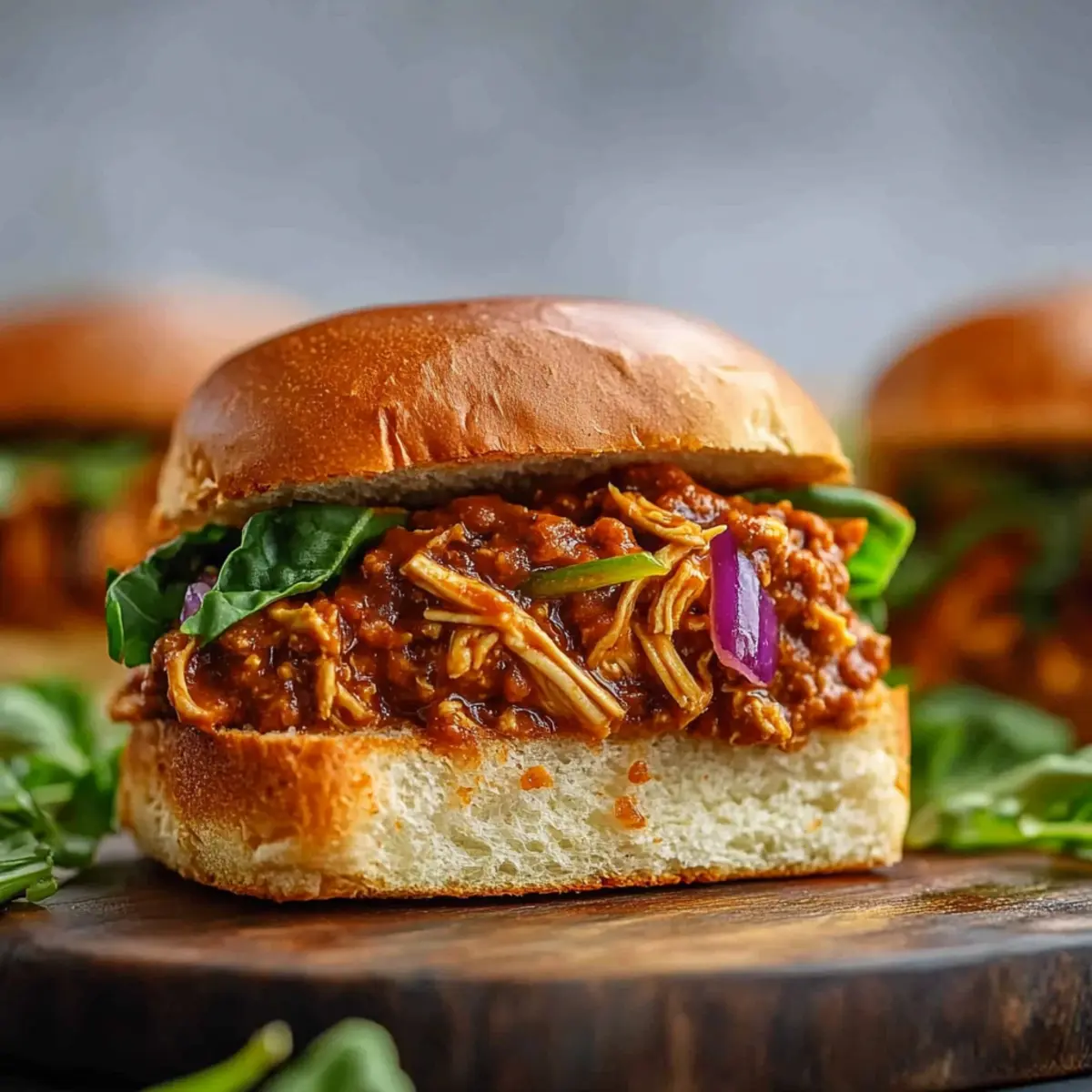 Juicy Slow Cooker Chicken Sloppy Joe Sliders You’ll Crave