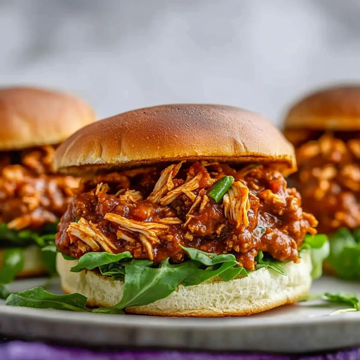 Slow Cooker Chicken Sloppy Joe Sliders