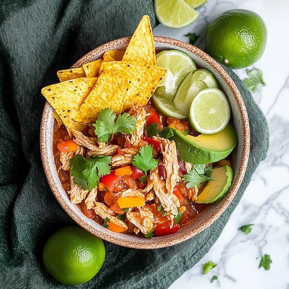 Slow Cooker Fajita Salsa Chicken