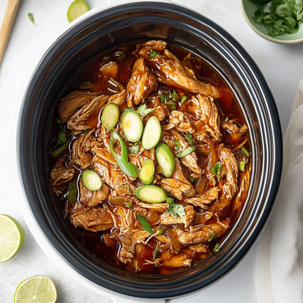 Slow Cooker Honey Garlic Chicken