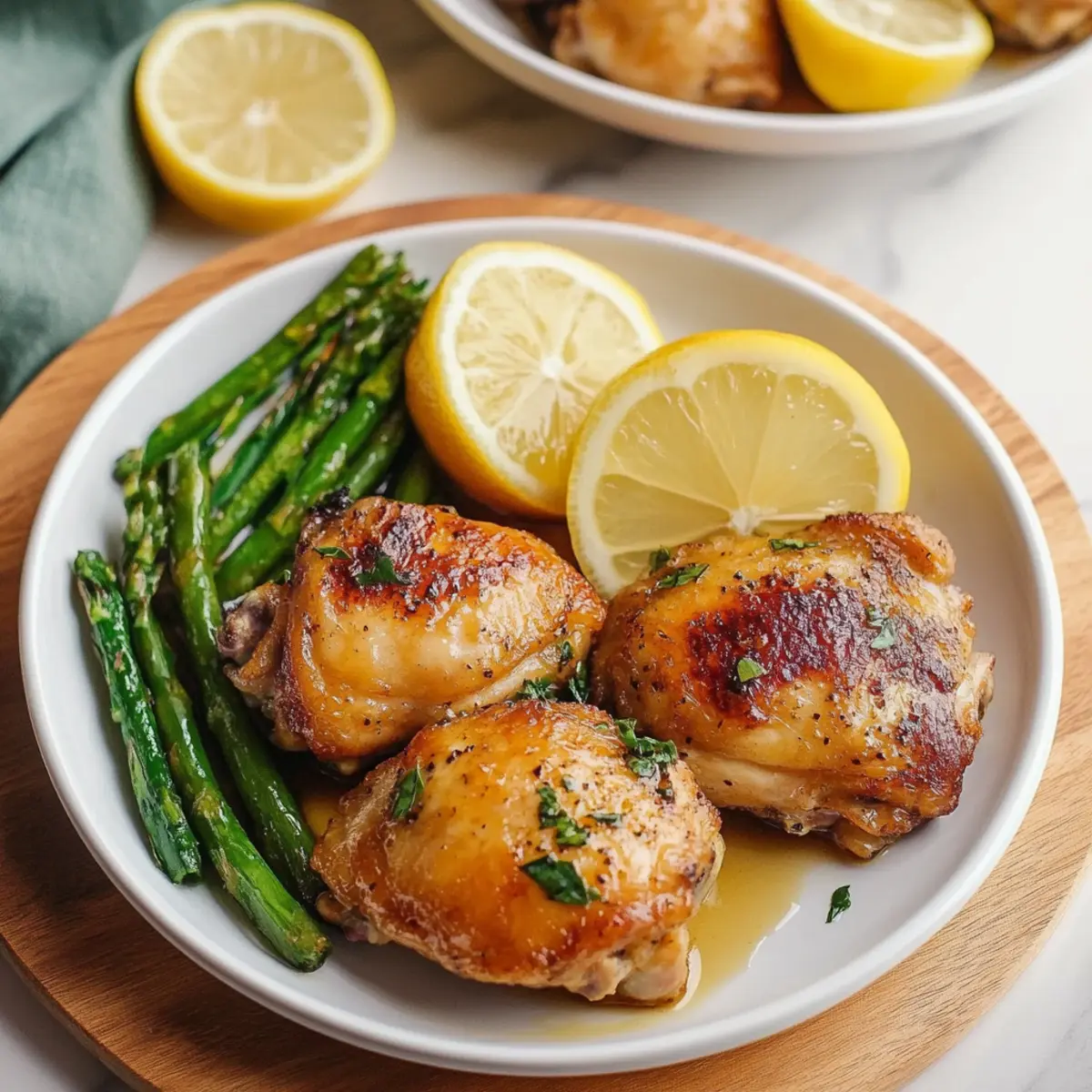 Slow Cooker Honey Lemon Chicken Thighs
