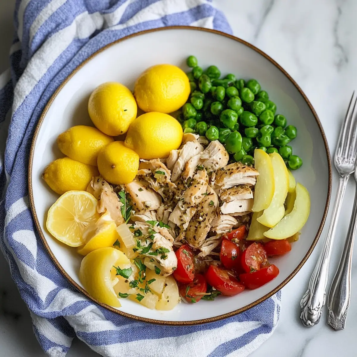 Slow Cooker Lemon Herb Chicken