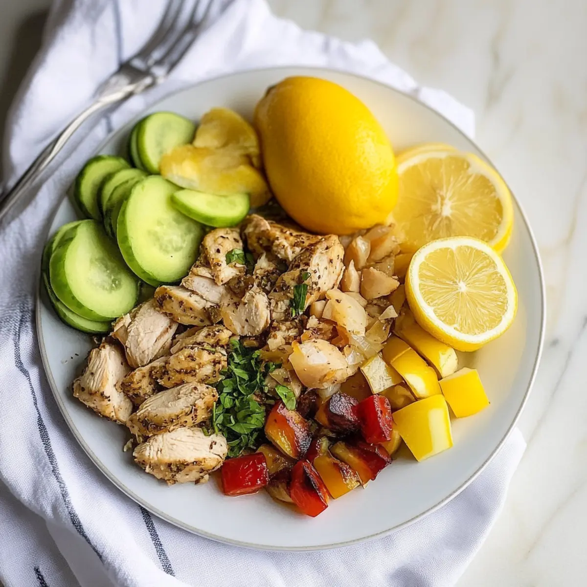 Slow Cooker Lemon Herb Chicken
