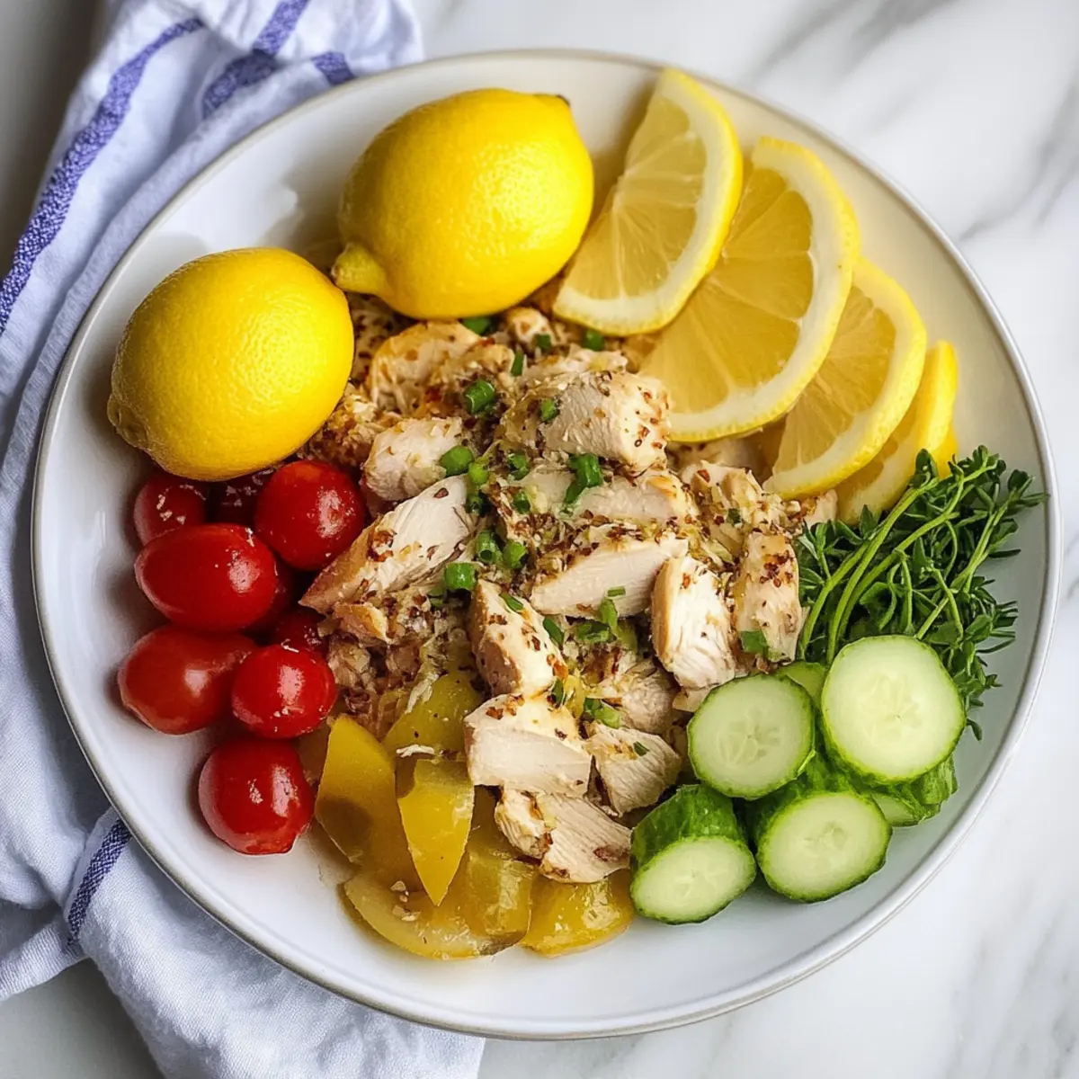 Effortless Slow Cooker Lemon Herb Chicken That's Simply Juicy