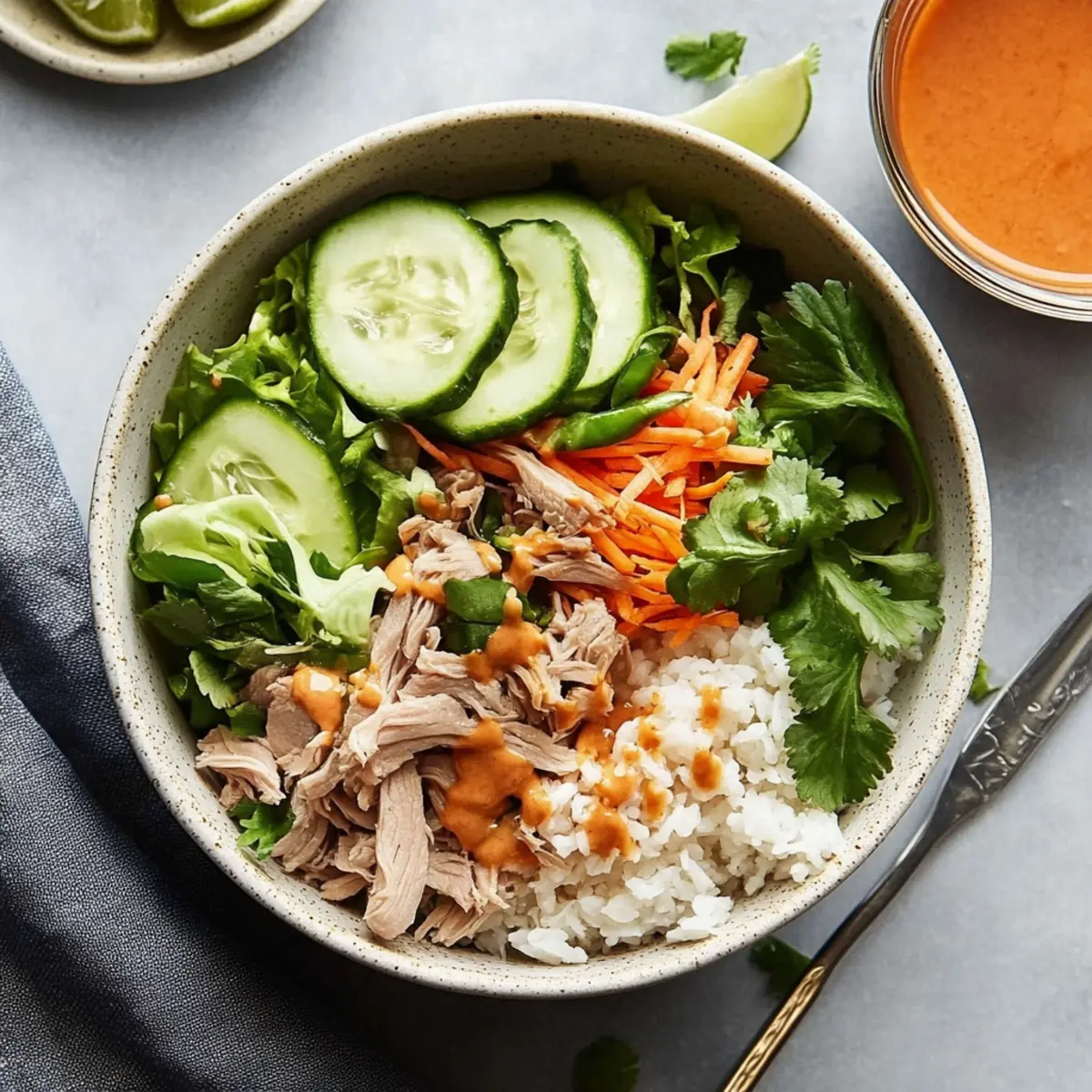 Slow Cooker Pork Banh Mi Bowls